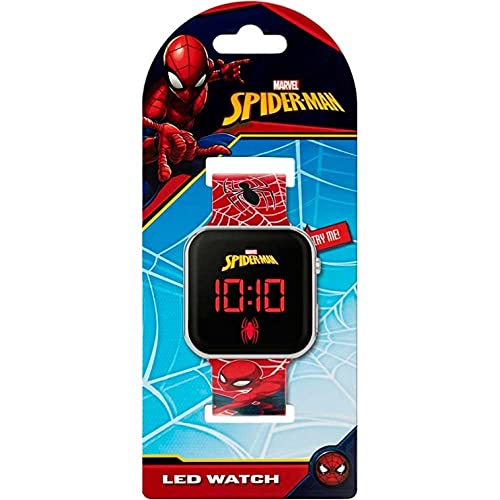 Kids Euroswan Reloj Led Spiderman con Funciones. SPD4719