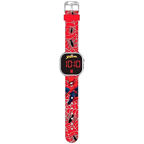 Kids Euroswan Reloj Led Spiderman con Funciones. SPD4719