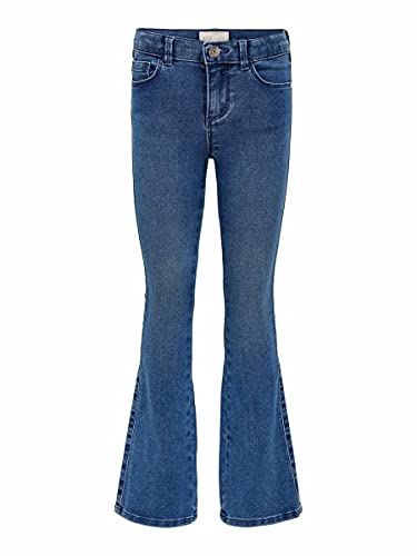 KIDS ONLY KONROYAL Life REG Flared PIM504 Noos Jeans, Medium Blue Denim, 152 Muchachas