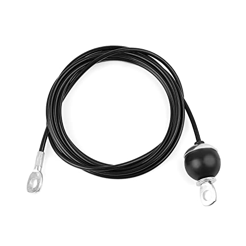 KINHARD 3M Cable de Acero para Fitness, Cable de Gimnasio Ajustable, LAT Sistema de Polea Desplegable de Elevación Accesorios de Cable para Cables Máquina Gym en Casa Equipo de Levantamiento de Pesas