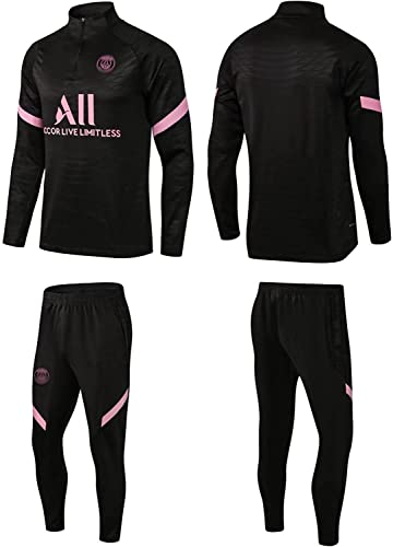 Kobzio 2022/23 Chándales de fútbol Paris,chandal niño de fútbol Chaqueta Entrenamiento y Pantalones de chándal Fitness Entrenamiento Deportivo Traje de Jogging Unisex Imagen 13 XS