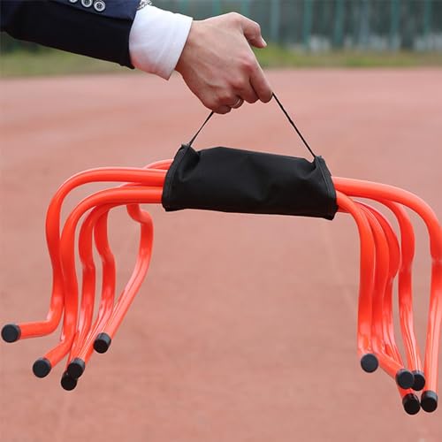 kowaku Vallas de Entrenamiento de Velocidad de Agilidad, Vallas de Velocidad, Equipo de Entrenamiento de Velocidad y Agilidad en Pista y Campo para Deportes, 40cm