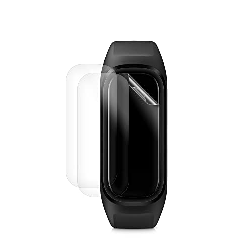 kwmobile Protectores de pantalla compatibles con Oppo Band Sport - Set de 3x protector de TPU transparente