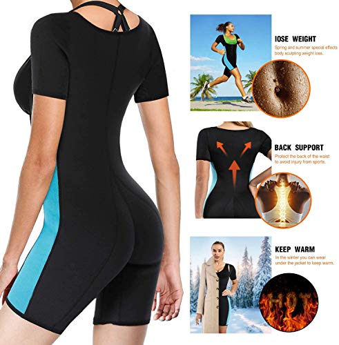 【La última Versión Original 2021】 Traje Sauna para Adelgazar, Chándal y chaleco termico de Entrenamiento, Faja Reductora de Abdomen in Neopreno para Deporte Fiteness (S)