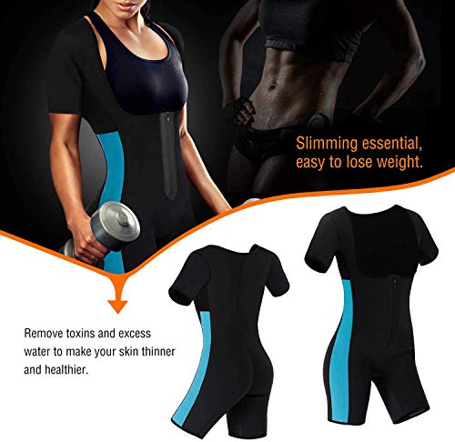 【La última Versión Original 2021】 Traje Sauna para Adelgazar, Chándal y chaleco termico de Entrenamiento, Faja Reductora de Abdomen in Neopreno para Deporte Fiteness (S)