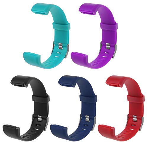 Lamdoo ID115 Plus Muñequera Correa Reemplazo Correa de Reloj de Silicona Pulsera de Reloj Inteligente