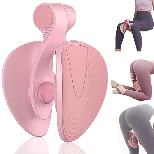 LeapBeast Entrenador de Cadera, Entrenador de Músculos del Piso Pélvico, Ejercitador Interno del Muslo para Piernas y Glúteos, Perder Peso, Yoga (Fuerza 7KG, Rosa)