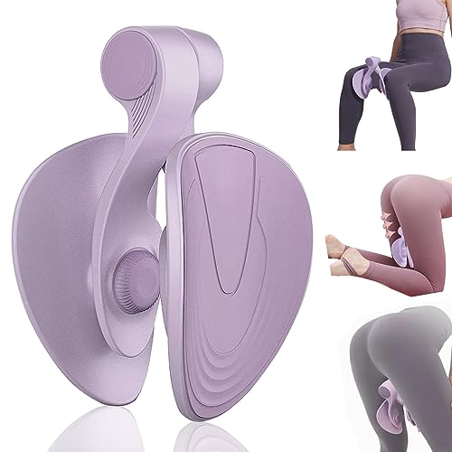 LeapBeast Entrenador de Cadera, Entrenador de Músculos del Piso Pélvico, Ejercitador Interno del Muslo para Piernas y Glúteos, Perder Peso, Yoga (Fuerza 12KG, Púrpura)