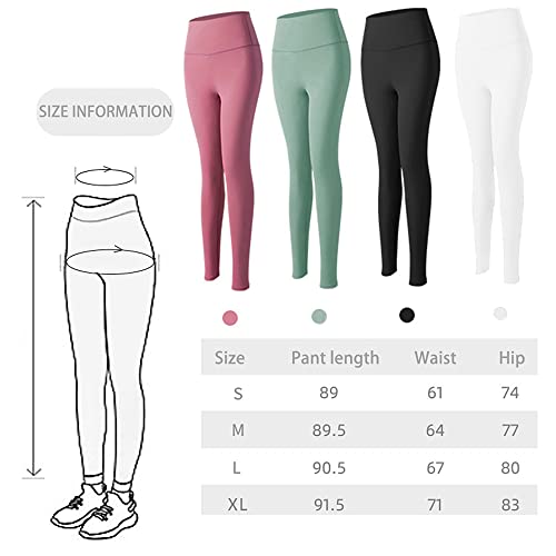 Leggins Deportivos Mujer, Leggings Push Up Cintura Alta Pantalon Yoga Anti Cellulite Fitness Control de Barriga Leggins Elásticos Ropa Deportiva (L, Negro)