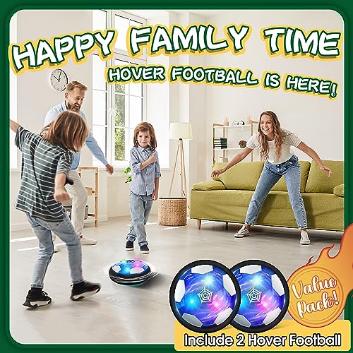 lenbest 2 Pcs Balon Flotante - Juguetes Juegos Niños 3 4 5 6 7 8 Años - Recargable Balon Futbol Niños - Regalo Niño 9 10 11 12 años - Regalos para Niños Futbolistas - Juegos de Futbol