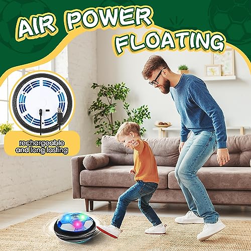 lenbest 2 Pcs Balon Flotante - Juguetes Juegos Niños 3 4 5 6 7 8 Años - Recargable Balon Futbol Niños - Regalo Niño 9 10 11 12 años - Regalos para Niños Futbolistas - Juegos de Futbol