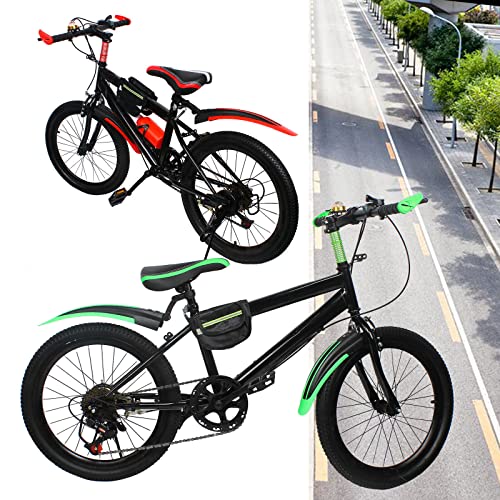 LENJKYYO Bicicleta de montaña de 20 Pulgadas, para niños, Bicicleta de montaña para niños, 7/6 velocidades, Bicicleta para niños, Bicicleta de Acero de Alto Carbono