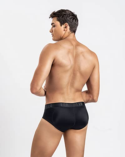 LEO Calzoncillo con Relleno glúteos para Hombre - Boxer Push up