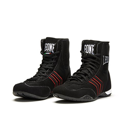 LEONE 1947, Botas De Boxeo, Unisex Adulto, Negro, 44, CL188