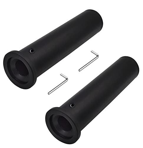 LFJ Manguito de Adaptador Olímpico de Nailon, Convierte Postes/Barras de Placa de Peso Estándar de 25 mm en Barras/Postes Olímpicos de 50 mm (303mm, 2Pcs)