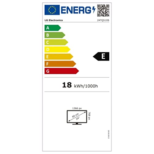 LG 24TQ510S-WZ - Monitor TV de 24'' HD, amplio ángulo de visión, LED Profundidad de Color, Smart TV WebOS22, Color Blanco