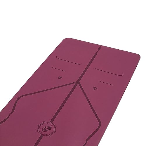 Liforme Esterilla de yoga original, bolsa de yoga incluida gratis, sistema de alineación patentado, agarre similar al guerrero, antideslizante, ecológico y biodegradable, resistente al sudor,