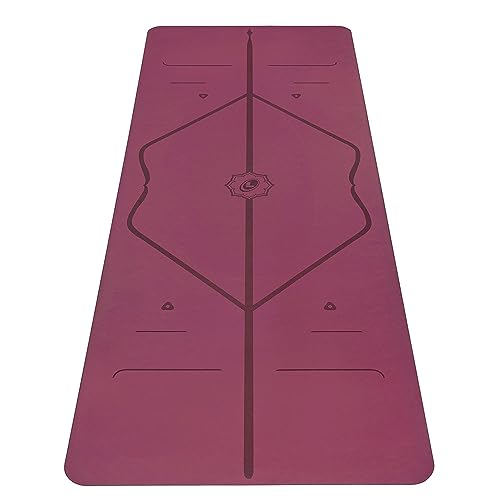 Liforme Esterilla de yoga original, bolsa de yoga incluida gratis, sistema de alineación patentado, agarre similar al guerrero, antideslizante, ecológico y biodegradable, resistente al sudor,