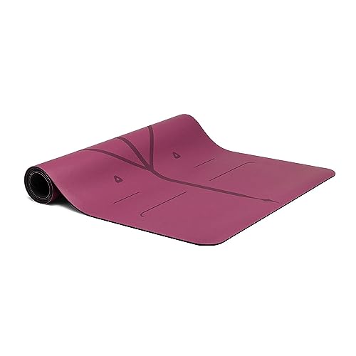 Liforme Esterilla de yoga original, bolsa de yoga incluida gratis, sistema de alineación patentado, agarre similar al guerrero, antideslizante, ecológico y biodegradable, resistente al sudor,