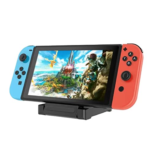 Link-e : Estación de carga, cargador USB, base compatible con consola de juego Nintendo Switch y Switch Lite