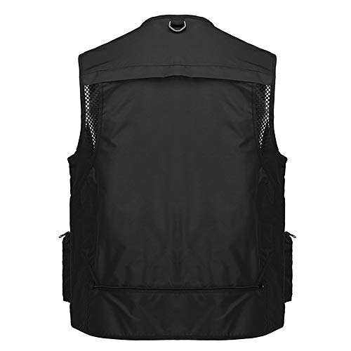 Lixada Chaleco Táctico Multifuncional Respirable Desmontaje Rápido Equipo de Entrenamiento para CS Field Protections Vest