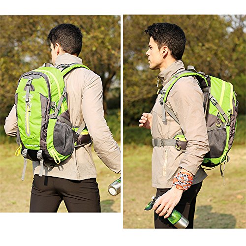 Lixada Mochila de Senderismo de 40L Mochilas Hombre Deportivas Impermeable Portátil para Escalada, Viajes, Actividades al Aire Libre