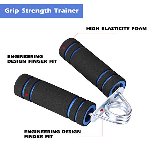 Lixada Rueda Abdominal Kit con Pushup Bar Cuerda para Saltar Esterilla de Rodilla para Entrenamiento Muscular Fitness Ejercicio en Casa