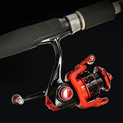 LIZHOUMIL Mini carrete de spinning, ligero, relación de transmisión 4,8:1, marco de aluminio resistente, ultraligero, potente carrete de pesca para pesca de río, mar y mar 150