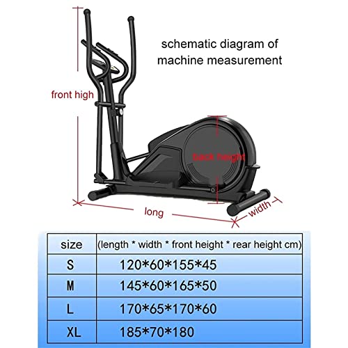 LLLD Cubierta elíptica para entrenador elíptico, cubierta para máquina elíptica, protección solar, impermeable, para exteriores, a prueba de polvo (XL), Plateado