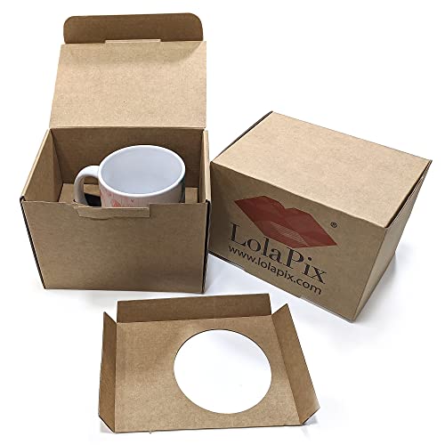 LolaPix Taza Barcelona. Tazas Personalizadas con Nombre. Taza Desayuno fútbol. Taza de cerámica 330ml. Varios diseños.