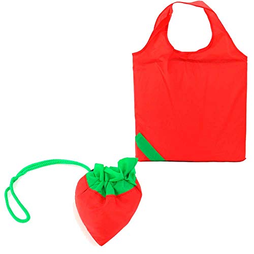 Lote de 50 Bolsas de la Compra Plegables"Frutis" - Bolsas Reciclables de Tela con forma de Originales Frutas - 100% Ecológico. Bolsas de la compra baratas