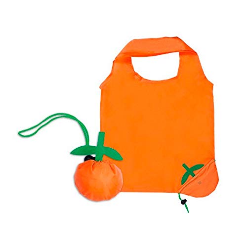 Lote de 50 Bolsas de la Compra Plegables"Frutis" - Bolsas Reciclables de Tela con forma de Originales Frutas - 100% Ecológico. Bolsas de la compra baratas