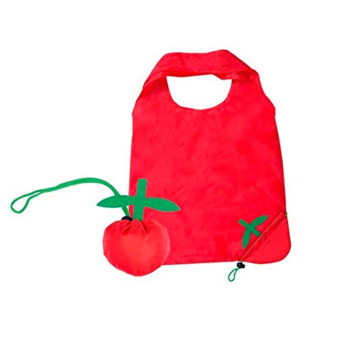 Lote de 50 Bolsas de la Compra Plegables"Frutis" - Bolsas Reciclables de Tela con forma de Originales Frutas - 100% Ecológico. Bolsas de la compra baratas