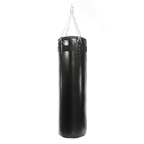 LUXTRI Saco de Boxeo 140 cm 30 kg con Relleno Saco de Arena con Cadena para Entrenamiento