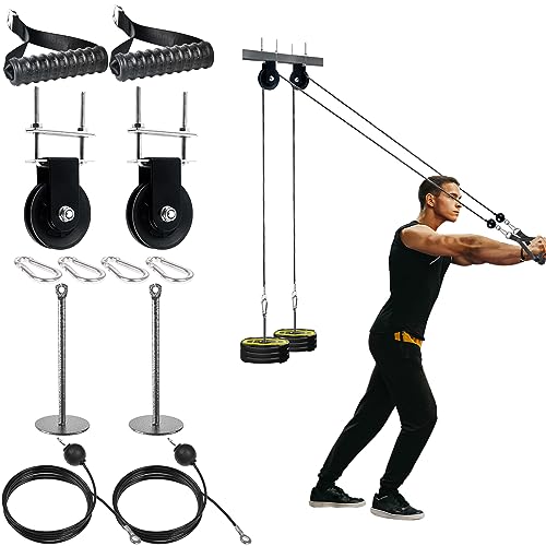 Lyndwin 2 cavi per il Fitness per cavi Power Cage, Torre di trazione, accessori per dispositivi di Allenamento per casa, Squat Rack, Allenamento