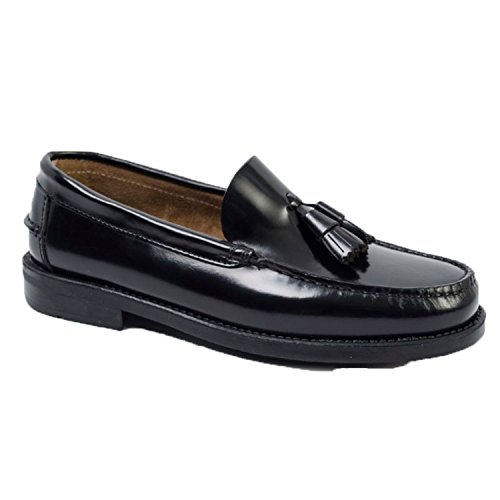 Made in Spain Castellanos borlas Suela Goma Edward´s en Negro Talla 40