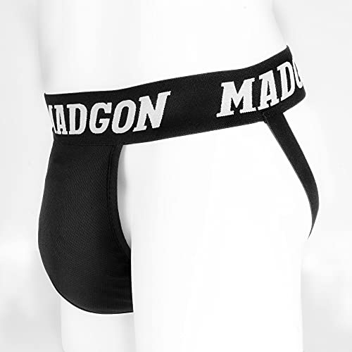 MADGON Protector Genital Ajuste Ideal – Coquilla Hombre con Alta Libertad de Movimiento para Artes Marciales - Coquilla Aislante con Cinta Elástica – Incluye Funda