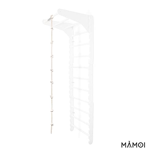 MAMOI® Cuerda para Escalar para niños | Escalada Cuerda niños de Interior | Juegos de Escalada para niños | Escalando niños | Equipo de Escalada al Aire Libre para niños | 100% Eco