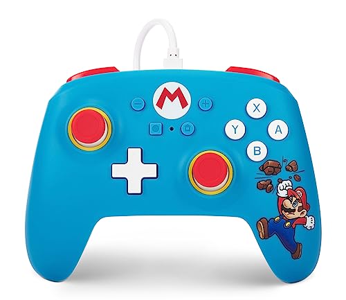 Mando con cable PowerA para Nintendo Switch - Mario rompe ladrillos