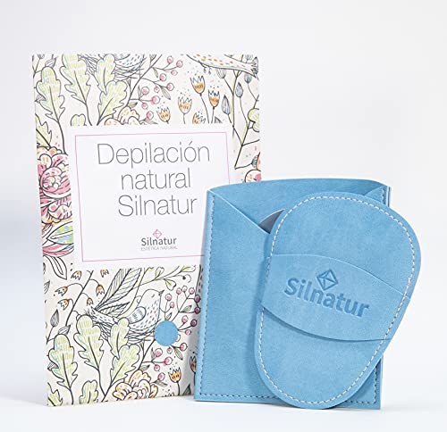 Manopla de Depilación Silnatur | Color Azul | Incluye 12 Discos de Recambio | Silnatur, la depilación diferente: sana, sencilla e indolora