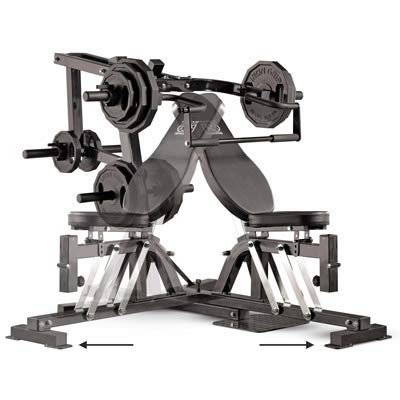 Marcy Pro PM4400 - Banco (Cinta Pectoral, 90 kg, Banco de Ejercicio, presión Pectoral, Prensa de Hombros, múltiples), Color Negro