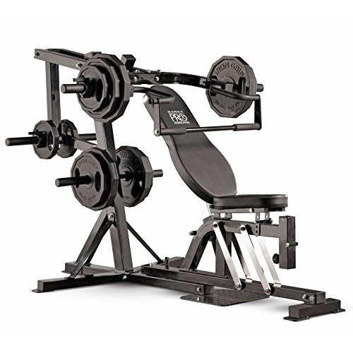 Marcy Pro PM4400 - Banco (Cinta Pectoral, 90 kg, Banco de Ejercicio, presión Pectoral, Prensa de Hombros, múltiples), Color Negro