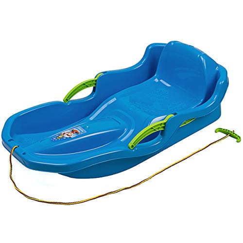 MARMAT Speed BOB - Trineo infantil con respaldo y frenos, color azul