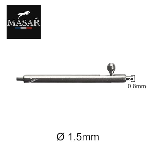 masar 20mm Ø 1.5mm Premium Pasadores Liberación Rápida - Barras de Resorte para Correa de Reloj - Quick Release Spring Bars for Watch Strap - 2 Pcs