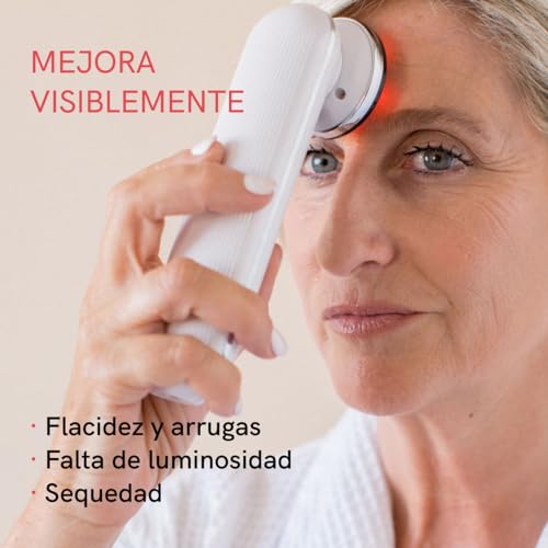 MASDERM | Aparato Radiofrecuencia Facial 5 en 1 | Masajeador Facial Electrico | Limpieza Facial | Maquina Hifu Facial y Corporal Profesional | Galvanica Facial Reafirmante | Alta Frecuencia Estetica