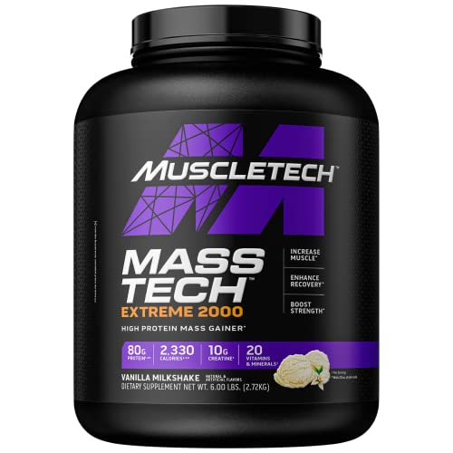 Mass-Tech Extreme 2000, Vanilla Milkshake - 2720g