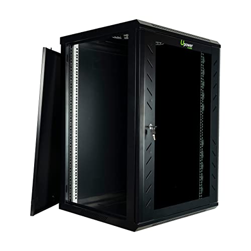 MASTER U-POWER Armario Rack 19" 18U Mural 600x600x901mm, hasta 250Kg Negro