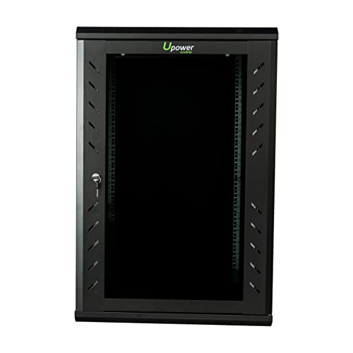 MASTER U-POWER Armario Rack 19" 18U Mural 600x600x901mm, hasta 250Kg Negro