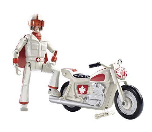 Mattel Disney Toy Story 4 Figura Duke Caboom acrobacias y Carreras con Su Moto, Juguetes Niños +3 Años (GFB55) , color/modelo surtido