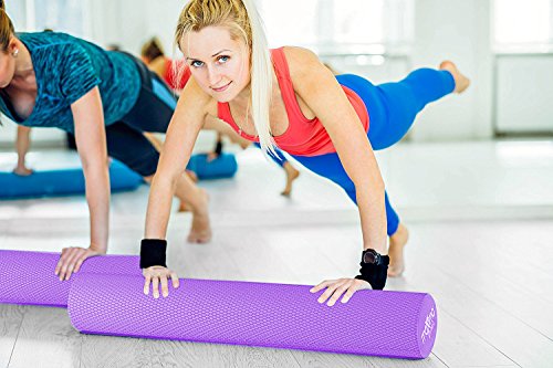 Maximo Fitness Foam Roller - Rodillo Masajeador de Espuma para Pilates, Terapia Trigger Point, Estiramiento, Yoga, Fisioterapia - Rulo Masaje Muscular